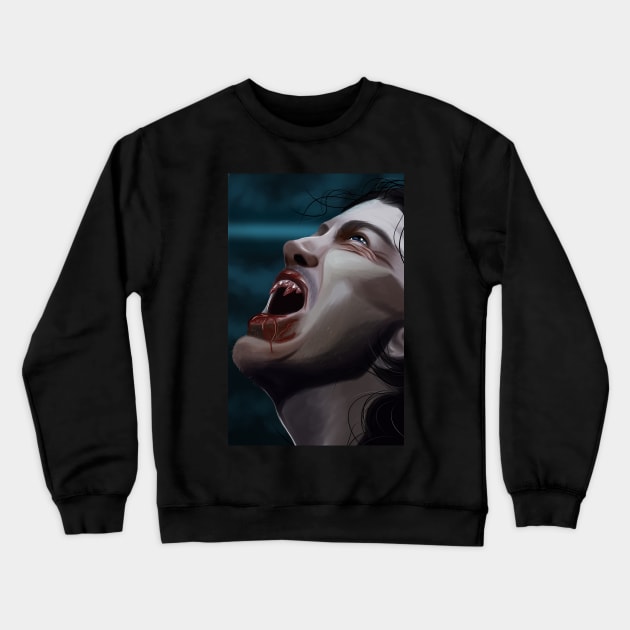 Dracula Untold Luke Evans Vampire Crewneck Sweatshirt by OCDVampire